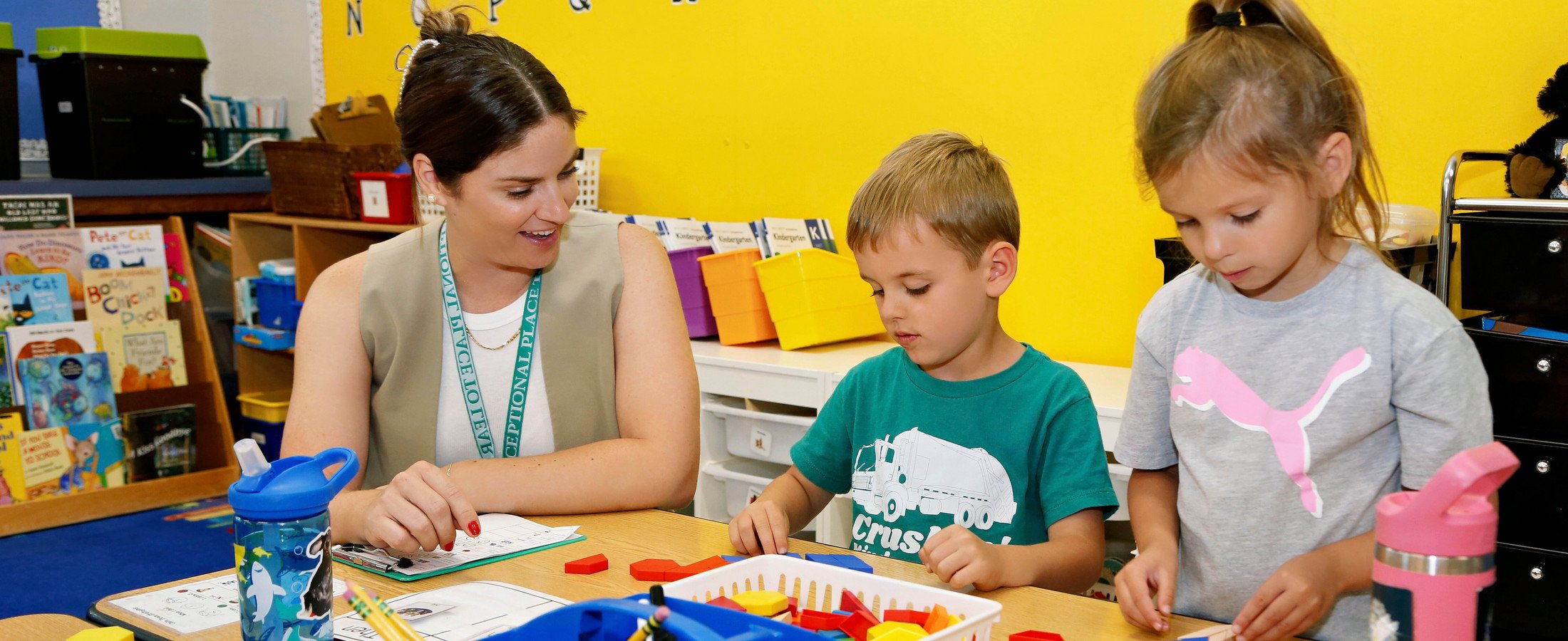 CU student and teacher