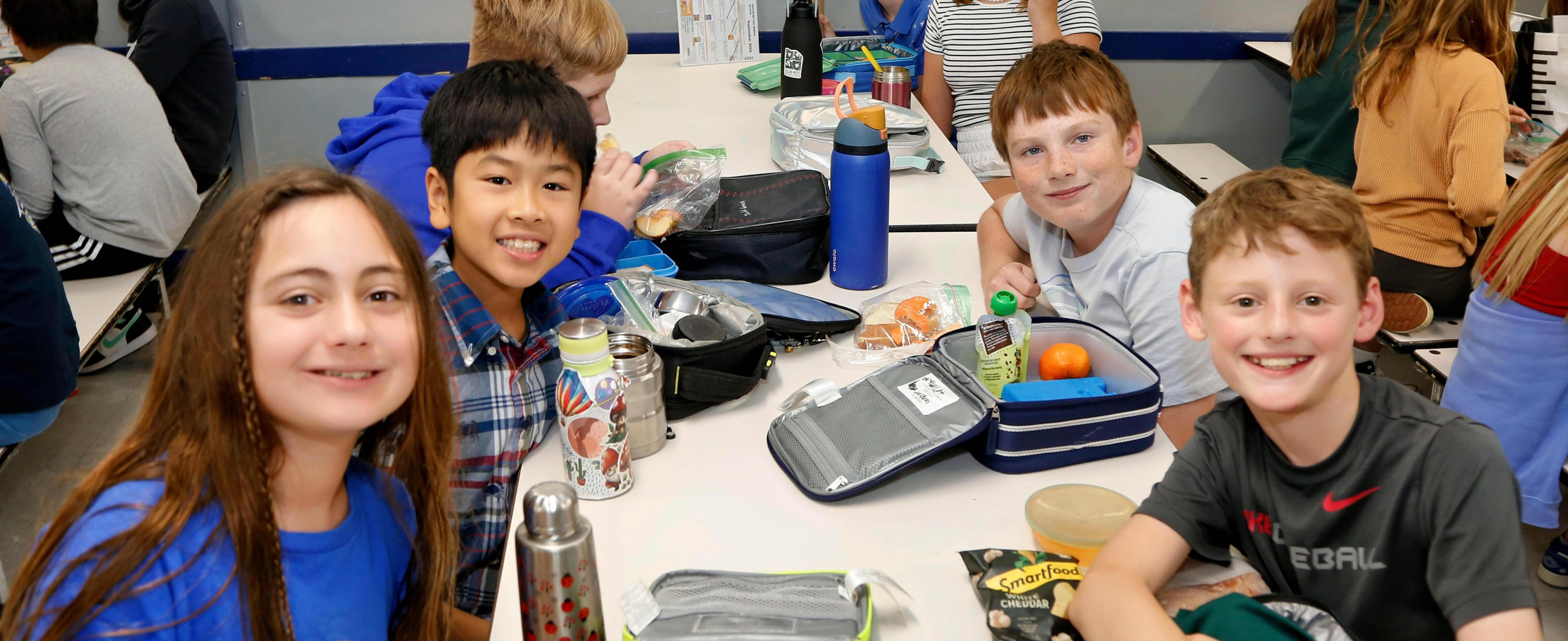 Students at lunch